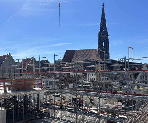 Beste Baustellenaussicht in der Neubrückenstraße