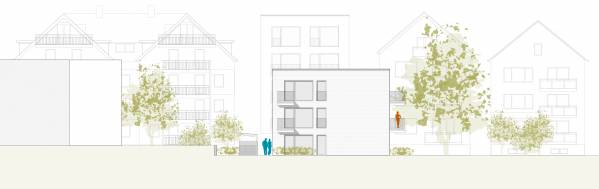 Wohnraumverdichtung an der Averkampstrasse